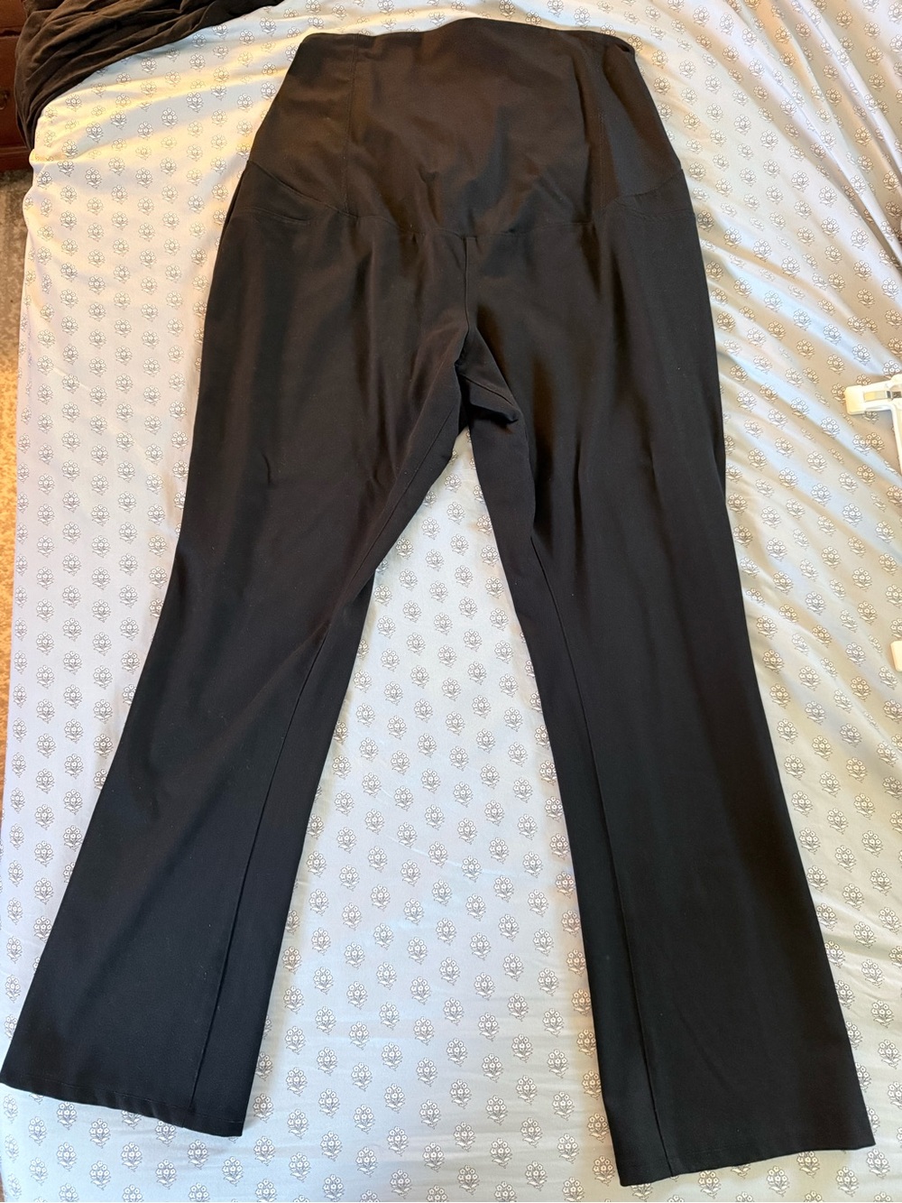 Isabel Maternity by Ingrid & Isabel Black Straight-Leg Maternity Pants